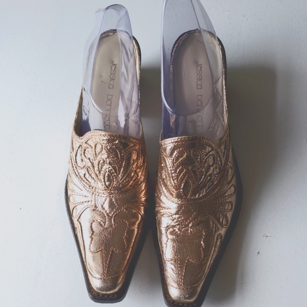 Jessica Bennet. Metallic Western Cowboy Mules